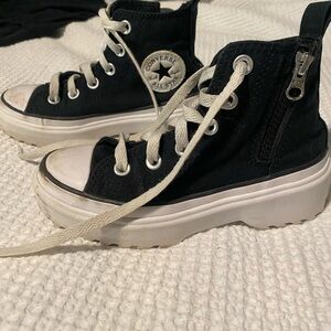 Converse Black and White Kids High-Top Sneakers